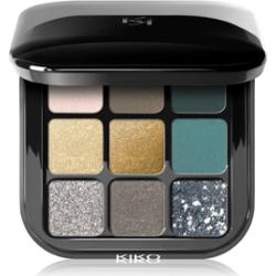 KIKO Milano Glamour Multi Finish paleta cieni do powiek odcień 06 Green Vibes 2.5 g