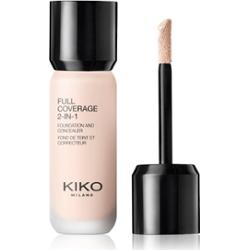 KIKO Milano Full Coverage 2-In-1 podkład i korektor 2 w 1 odcień 0 Neutral Rose 25 ml
