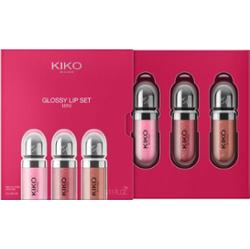 KIKO Milano Glossy Lip Set Mini zestaw błyszczyków opakowanie mini