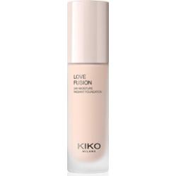 KIKO Milano Love Fusion 24H Moisture Radiant Foundation długotrwały podkład w kremie o działaniu nawilżającym odcień 0 Neutral Rose 30 ml