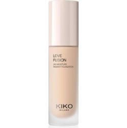 KIKO Milano Love Fusion 24H Moisture Radiant Foundation długotrwały podkład w kremie o działaniu nawilżającym odcień 2 Neutral Gold 30 ml