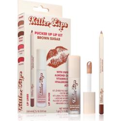 Killer Lips Pucker Up Lip Kit zestaw do ust dla kobiet Brown Sugar