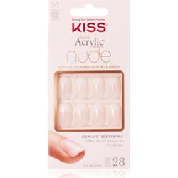 KISS Nude Nails Cashmere sztuczne paznokcie medium 28 szt.