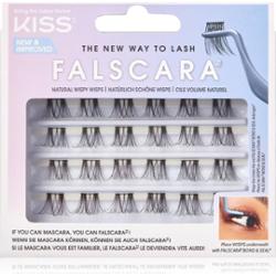 KISS Falscara Wisp kępki sztucznych rzęs z węzełkiem Natural Wispy Wisps 24 szt.