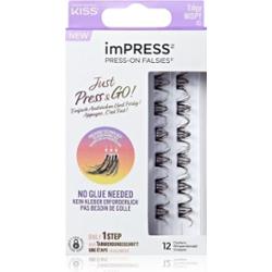 KISS imPRESS Just Press & GO ! kępki rzęs bez węzełków Edgy Whispy C 12 szt.