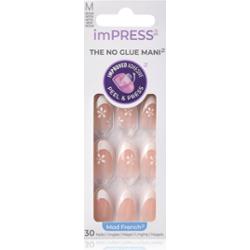 KISS imPRESS The No Glue Mani sztuczne paznokcie samoprzylepne Fearless 30 szt.
