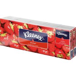 Kleenex Aroma chusteczki papierowe Strawberry 10x10 szt.