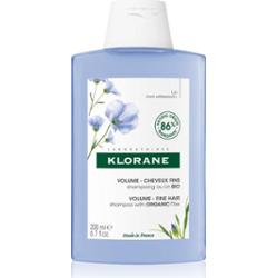 Klorane Flax Fiber Bio szampon do włosów cienkich i przyklapniętych 200 ml