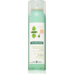 Klorane Nettle suchy szampon do włosów ciemnych, przetłuszczających się 150 ml