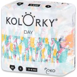 Kolorky Day Brushes jednorazowe pieluszki EKO rozmiar S 3-6 Kg 25 szt.