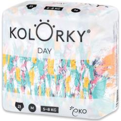 Kolorky Day Brushes jednorazowe pieluszki EKO rozmiar M 5-8 Kg 21 szt.