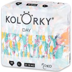 Kolorky Day Brushes jednorazowe pieluszki EKO rozmiar S 8-13 Kg 19 szt.