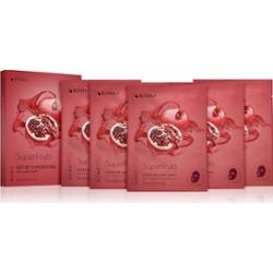 KORIKA SuperFruits Pomegranate - Set of 5 Hydrating Face Sheet Masks zestaw maseczek do twarzy w obniżonej cenie o działaniu nawilżającym Pomegranate
