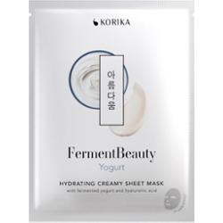 KORIKA FermentBeauty Hydrating Face Sheet Mask with Fermented Yogurt and Hyaluronic Acid maska nawilżająca w płacie ze sfermentowanym jogurtem i kwase