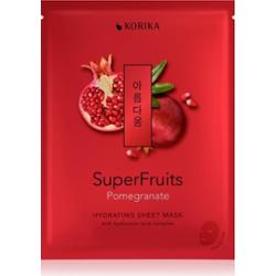KORIKA SuperFruits Pomegranate - Hydrating Sheet Mask maska nawilżająca w płacie Pomegranate 25 g