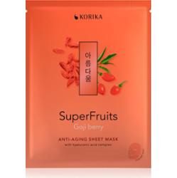 KORIKA SuperFruits Goji Berry - Anti-aging Sheet Mask odmładzająca maseczka do twarzy Goji berry 25 g