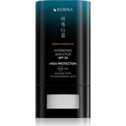 KORIKA Korean Heritage Silk & 8 Types of Hyaluronic Acid Hydrating Sun Stick SPF 50 sztyft do opalania SPF 50 20 g