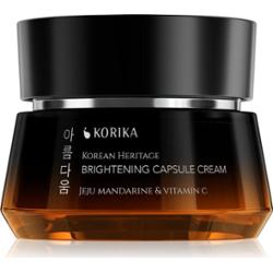 KORIKA Korean Heritage Jeju Mandarine & Vitamin C Brightening Capsule Cream krem rozjaśniający z witaminą C 50 ml