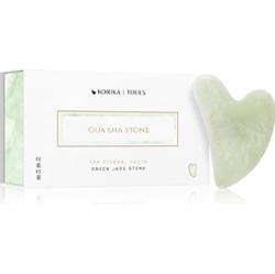 KORIKA Tools Gua Sha Green Jade Stone akcesoria do masażu do twarzy 1 szt.