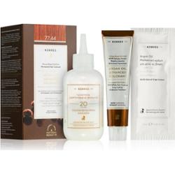 Korres Argan Oil trwała farba do włosów z olejkiem arganowym odcień 77.44 Intense Copper Blonde 50 ml