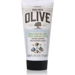 Korres Pure Greek Olive & Sea Salt krem nawilżający do rąk z solą morską 75 ml