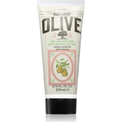 Korres Pure Greek Olive & Honey Pear odżywczy krem do ciała 200 ml