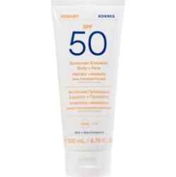 KORRES YOGHURT EMULSJA DO CIALA I TWARZY SPF50 TUBKA Ochrona przeciwsłoneczna 200 ml