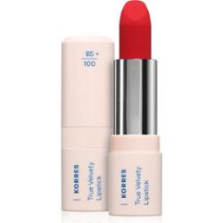 Korres True Velvety Lipstick kremowa szminka o satynowym wykończeniu odcień Vivid Red 3 g