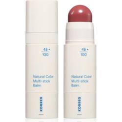 Korres Natural Color Multi-Stick Balm wieofunkcyjny kosmetyk do makijażu ust i policzków odcień Vintage Rose 4.5 g