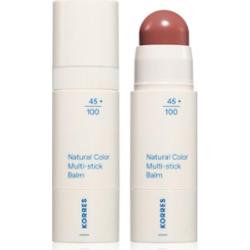 Korres Natural Color Multi-Stick Balm wieofunkcyjny kosmetyk do makijażu ust i policzków odcień Muted Brown 4.5 g