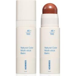 Korres Natural Color Multi-Stick Balm wieofunkcyjny kosmetyk do makijażu ust i policzków odcień Aegean Bronze - Healthy Glow 4.5 g