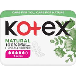 Kotex Natural Super podpaski 7 szt.