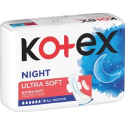 Kotex Ultra Soft Night podpaski 6 szt.