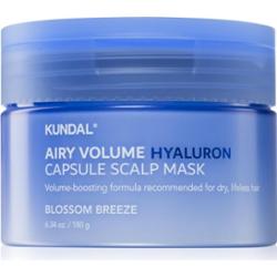 KUNDAL Airy Volume Hyaluron Capsule Scalp Mask pielęgnacja skóry głowy do zwiększenia objętości włosów 180 g