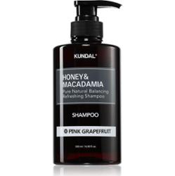KUNDAL Honey & Macadamia Pink Grapefruit szampon naturalny do włosów suchych i zniszczonych 500 ml