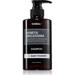 KUNDAL Honey & Macadamia Baby Powder szampon naturalny do włosów suchych i zniszczonych 500 ml