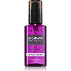 KUNDAL Macadamia Ultra Serum White Musk regenerujące serum w olejku do włosów zniszczonych 100 ml