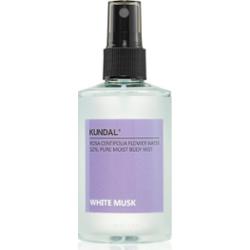 KUNDAL Pure Moist Body Mist White Musk mgiełka do ciała o działaniu uspokajającym 128 ml