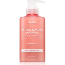 KUNDAL Protein Bonding Care Shampoo szampon odżywczy do włosów suchych i zniszczonych z zapachem Violet Muguet 500 ml