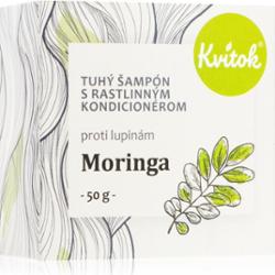 Kvitok Moringa organiczny szampon w kostce przeciw łupieżowi 50 g