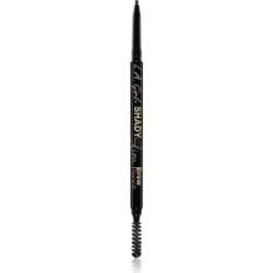 L.A. Girl Cosmetics Shady Slim automatyczna kredka do brwi ze szczotką odcień Blackest Brown 0.01 g