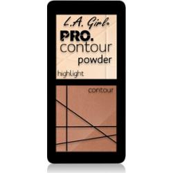 L.A. Girl Cosmetics PRO. Contour Powder paletka do konturowania twarzy odcień Light 5.6 g
