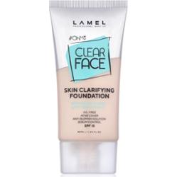 LAMEL OhMy Clear Face podkład mocno kryjący do skóry problematycznej i przetłuszczającej się odcień 402 40 ml