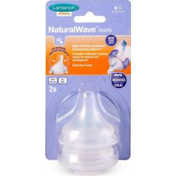 Lansinoh NaturalWave smoczek do butelki Slow 2 szt.