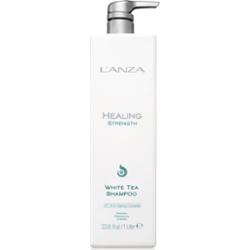 L'anza Healing Strength White Tea Shampoo szampon do włosów cienkich i przyklapniętych z białą herbatą 1000 ml
