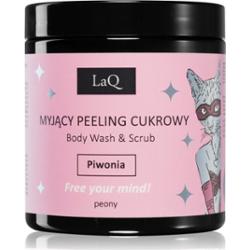 LaQ Kitten Peony peeling oczyszczający do ciała 220 g