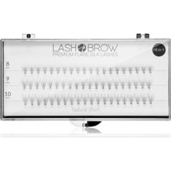 Lash Brow Premium Flare Silk Lashes sztuczne rzęsy Natural Short 1 szt.