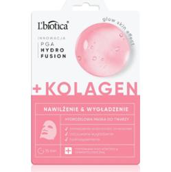 L’biotica PGA Hydro Fusion + Collagen maska hydrożelowa o intensywnym działaniu o działaniu wygładzającym 1 szt.