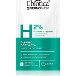 L’biotica DermoMask H 2% maska głęboko odżywiająca do twarzy 8 ml