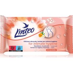 Linteo Personal hygiene chusteczki nawilżane do higieny intymnej mini herbal 10 szt.